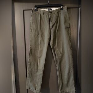 Lands' End Men's Hunter Green Chinos Tailored Fit size 30